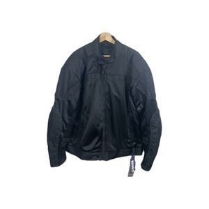 Bilt Techno 2.0 Mesh Motorcycle Jacket Black XL With Removable Quilted Liner